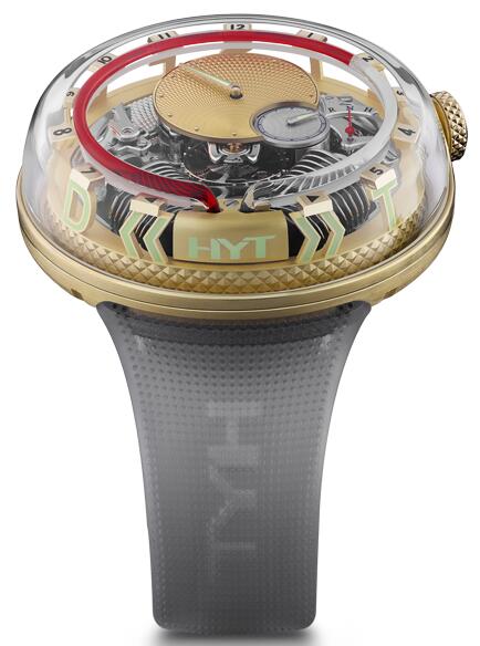 Review HYT h20-time-is-fluid 251-GD-465-RF-RU Replica watch
